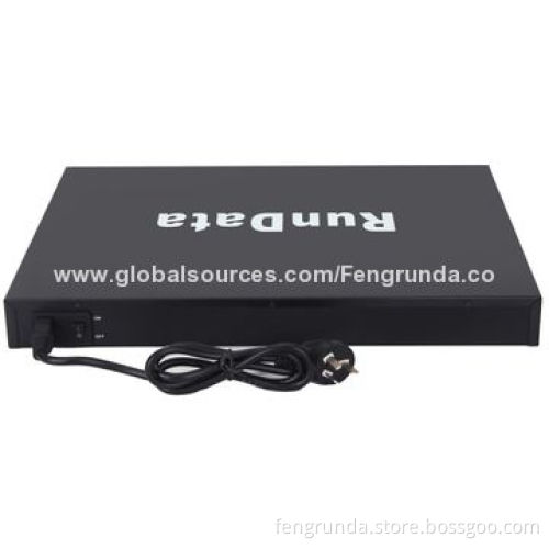 Full Gigabit 16-port Poe Switch with 2 Gigabit SFP Slots, 1U SizeNew